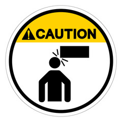 Caution Low Clearance Symbol Sign, Vector Illustration, Isolate On White Background Label .EPS10