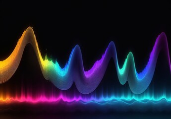 sound wave vector background
