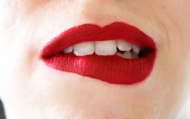 Fototapeta premium Red Lips