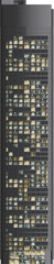 Fototapeta na wymiar Facade view of moden building at night - skyscraper