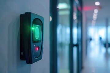 Eye print scan access control system machine, entrance door office