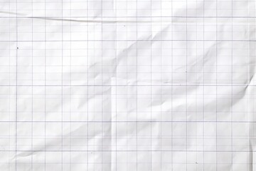 texture checkered sheet of white paper background.
