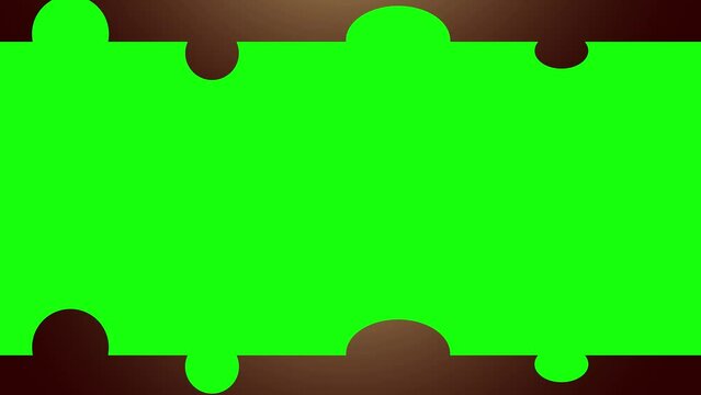 Simple colorful transition animation. Modern dark circular shapes transition in verticle direction on green screen chroma key background. Open and closed transition. shutter transition. High quality.
