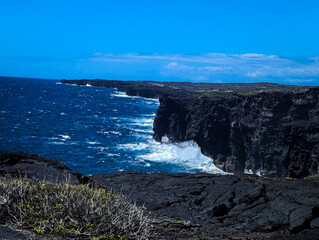 Fototapeta na wymiar Hawaii Volcanoes National Park Sea Arch