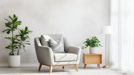 sleek minimal room background illustration neutral calm, organized uncluttered, spacious light sleek minimal room background