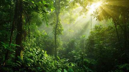 The enchanting beauty of the jungle - obrazy, fototapety, plakaty