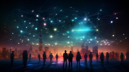 Fototapeta premium Digital Market Pulse: Analyzing the Future of Finance