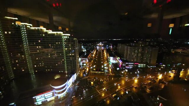 Night view of residential complex House In Sokolniki 