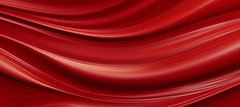 Elegant abstract red waved background with a mesmerizing and captivating texture pattern © Andrei