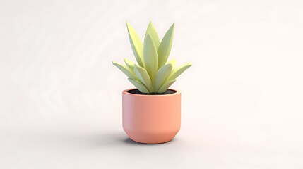 Modern Potted Plant