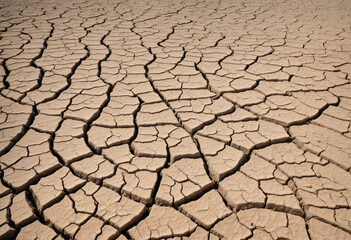 Crisis in water supply due to arid conditions and global warming. Environmental concerns, natural disasters, and dry soil textures. The concept of dry and cracked skin in need of moisture.