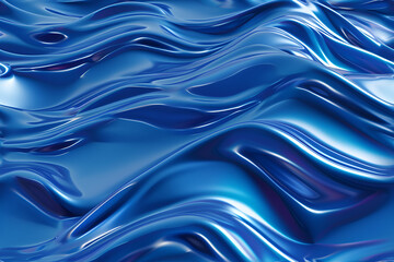 abstract dark blue background with waves, seamless pattern, tile