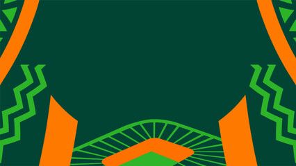 Africa Cup of Nations Cote d'Ivoire 2023-2024, Vector Logo and Illustration Background.