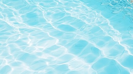 Obraz premium The background of the swimming pool's water has a texture similar to that of sunlight.