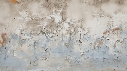 The cement wall is showing signs of rusty appearance and stains.