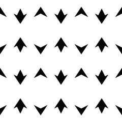 Seamless pattern. Figures ornament. Geometrical backdrop. Simple shapes background. Geometric wallpaper. Polygons motif. Digital paper, textile print, web design, abstract. Vector artwork.