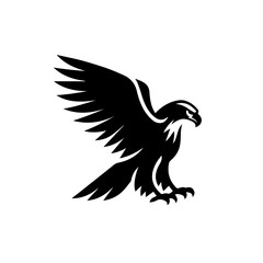 Golden Eagle Vector Logo Art