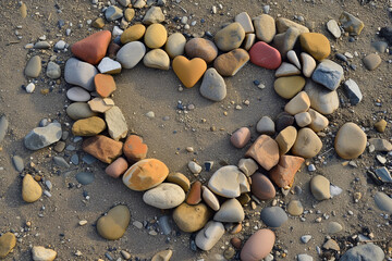 pebbles on the beach