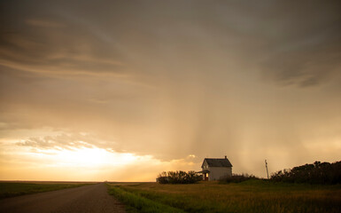 Fototapeta premium Storm Clouds Canada