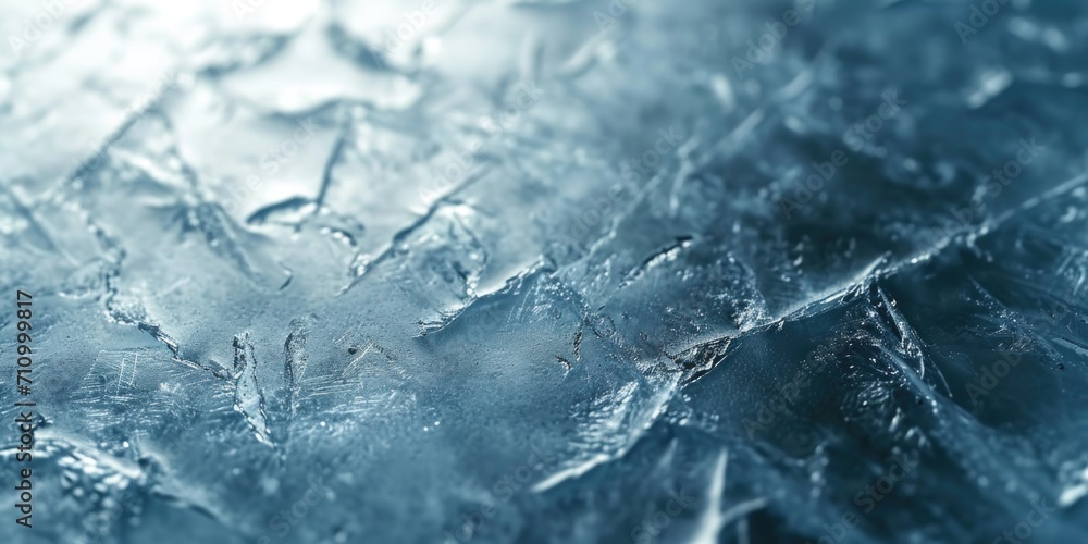 Poster a detailed close-up shot of a piece of ice. this versatile image can be used to depict concepts such
