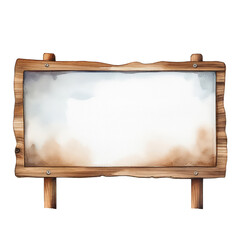 Blank empty wooden rustic signage sign board signpost post wood on transparent background cutout, PNG file. Many assorted different Mockup template for artwork design.