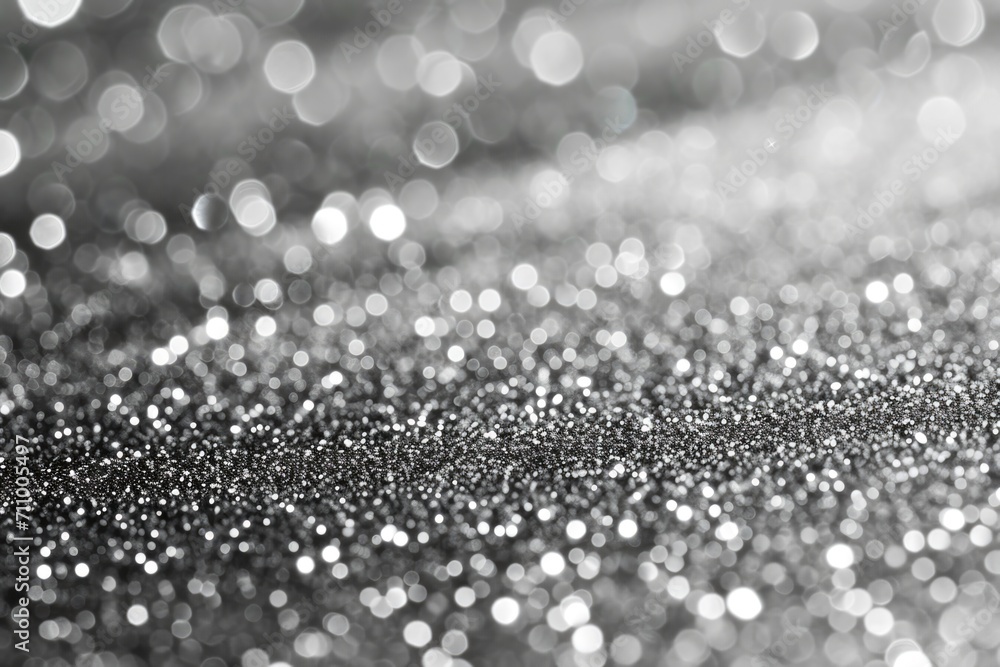 Poster A black and white photo capturing the reflection on a shiny surface. Perfect for adding a touch of elegance to any design or project
