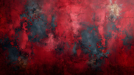 Grunge texture effect background. Distressed rough dark abstract textured. Black isolated on red....