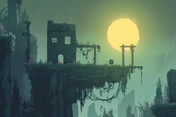 2d platform game abondened