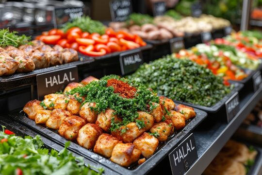 Halal In Store Fixture