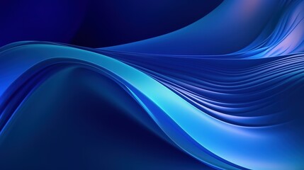 Fototapeta premium Abstract Blue fluid wave background. Modern poster with gradient 3d flow shape. futuristic wave background.