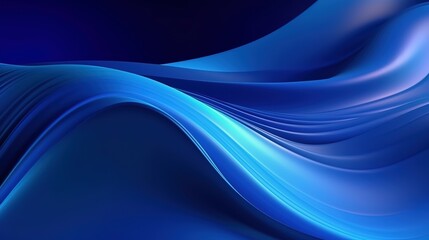 Fototapeta premium Abstract Blue fluid wave background. Modern poster with gradient 3d flow shape. futuristic wave background.
