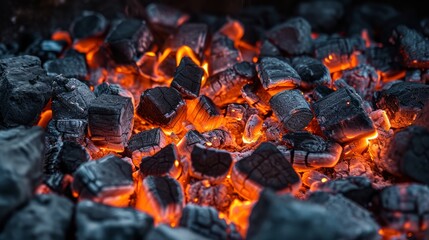 Close Up of a Pile of Coal on the Ground