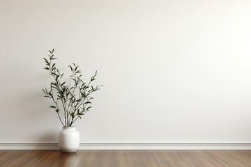 Minimalist Interior Design with Potted Plant