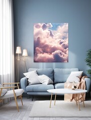 Abstract Cloud Formations: Sky's Imagination - Mesmerizing Wall Prints