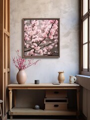 Blossoming Beauty: Cherry Blossom Digital Wall Prints for a Vibrant Spring Decor