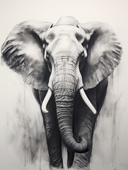 Black and White Wall Art: Captivating Charcoal Sketches & Intricate Designs