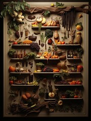 Gourmet Food Wall Art: Showcasing Culinary Masterpieces in Exquisite Visual Delights