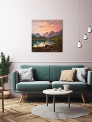 Tranquil Landscapes: Captivating Freshwater Lakes Wall Prints