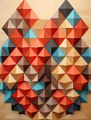Mind-Bending Wall Prints: Exploring Geometric Tessellations in Modern Art.