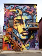 Urban Art Wall Art: Stunning Graffiti Murals Unveiled in Vibrant Street Scenes