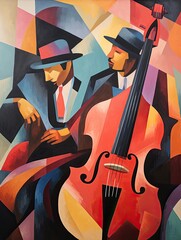 Vibrant Jazz: Cool Vibes Wall Prints featuring Talented Musicians