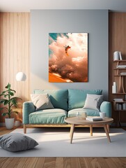 Extreme Kite Surfing: Captivating Wall Prints for Sports Enthusiasts