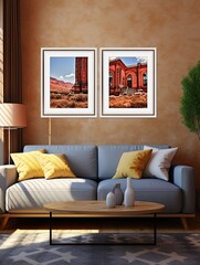 Route 66 Landmarks: Captivating American Road Trip Wall Prints!