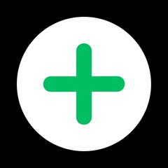 Obraz premium plus and minus icon