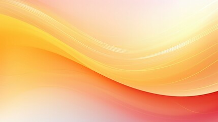 Abstract Yellow and Red Wave Background. Color gradient ombre. Wavy blurry lines background.