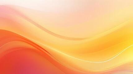 Abstract Yellow and Red Wave Background. Color gradient ombre. Wavy blurry lines background.