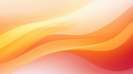 Abstract Yellow and Red Wave Background. Color gradient ombre. Wavy blurry lines background.