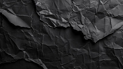 Background featuring the texture of a black paper poster. Versatile canvas for design and creative projects.