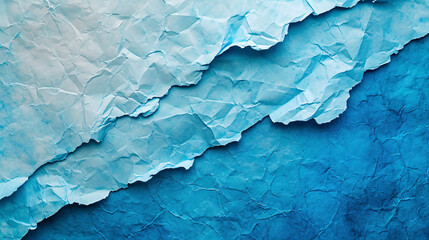 Background featuring the texture of a light blue paper poster. Versatile canvas for design and creative projects.