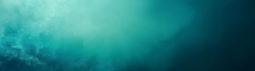 Immerse yourself in a serene underwater world, surrounded by aqua and turquoise hues, as nature's calming embrace washes over you - obrazy, fototapety, plakaty
